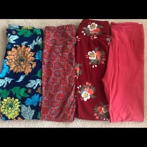 Lot of Lularoe Leggings OS
